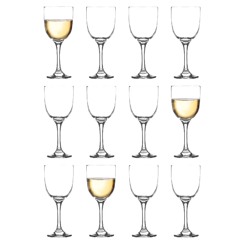 Nordic style ceramic cup-290ml Campana Wine Glasses - Pack of 12 - By Argon Tableware