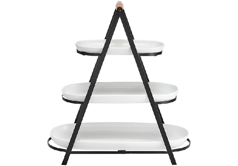 Nordic minimalist plate-Ladelle Alto Serve & Share 3 Tier Serving Tower