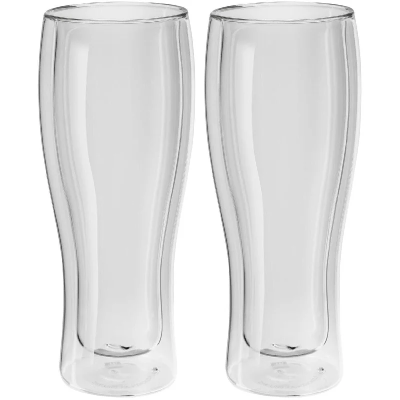 Travel thermos coffee cup-Zwilling Sorrento 2-Piece Beer Glass Set 1003100