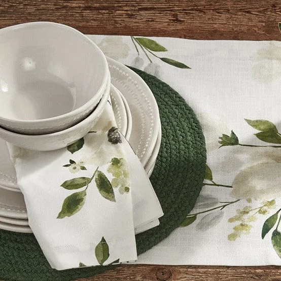 Holiday-themed serving dish-Austen Floral Napkin Set of 4