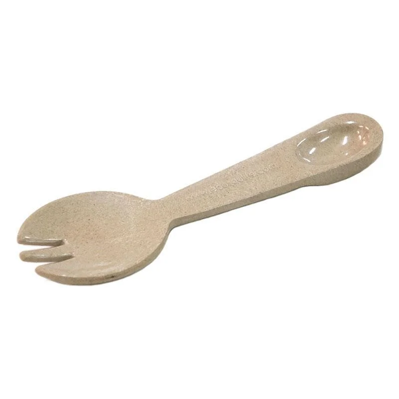 Glazed stoneware platter-Rice Husk Soul Spork