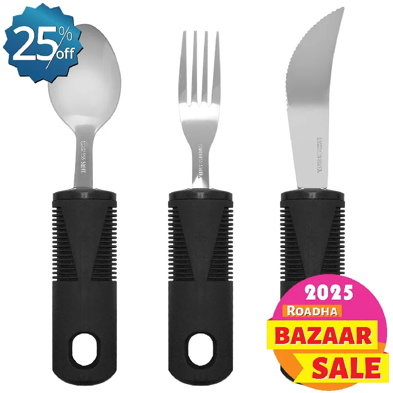 Modern square dinner plate-3-Pcs Cutlery Set