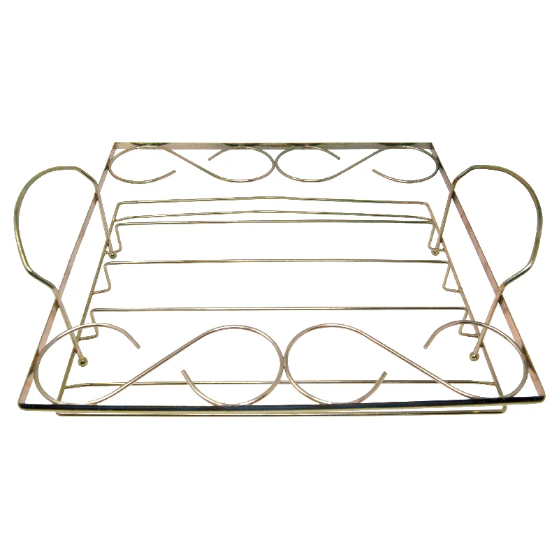 Retro diner serving tray-Gold Figure 8 Slots Caddy