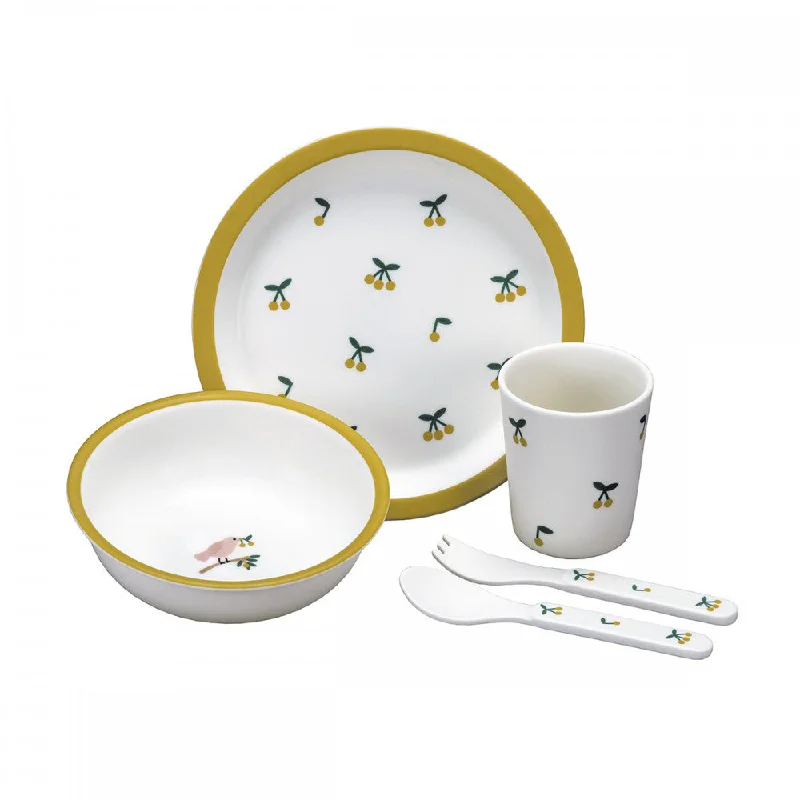 Classic white china bowl-Petit Jour Paris 5-Piece Gift Box Émile & Ida