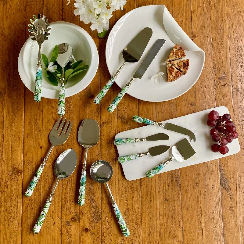 Retro polka dot platter-Serving Cutlery, Gift Set of 12 - Amazonia Day