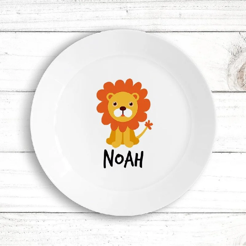 Double-layer insulated bowl-Lion Kids Plate