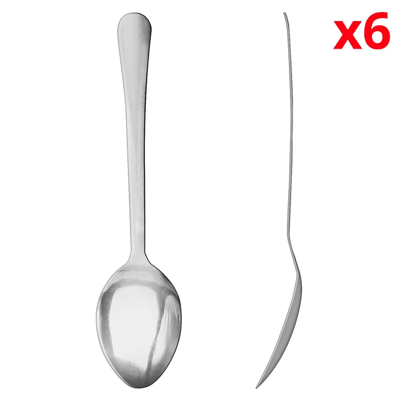 Copper finish serving spoon-6-Pcs Tea Spoon