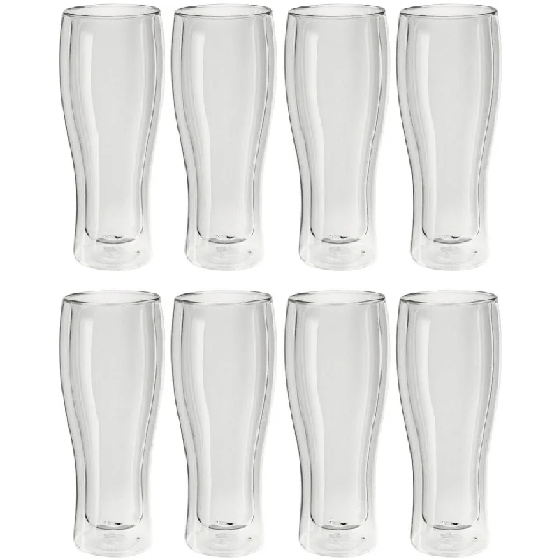 Artisan pottery tea cup-Zwilling Sorrento Bar 8-Piece Beer Glass Set 39500-318