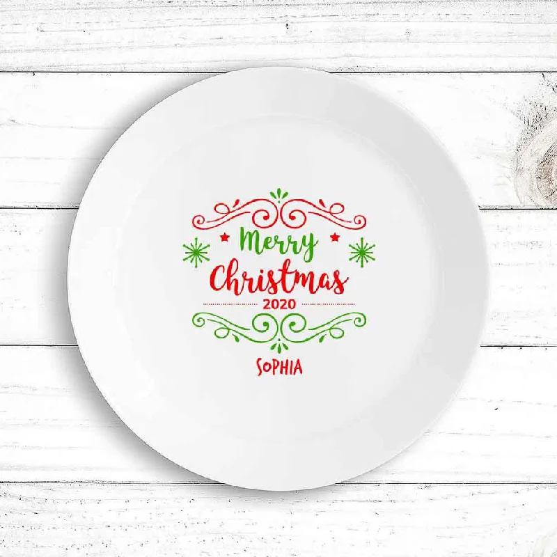 Large capacity mixing bowl-Merry Christmas Kids Plate