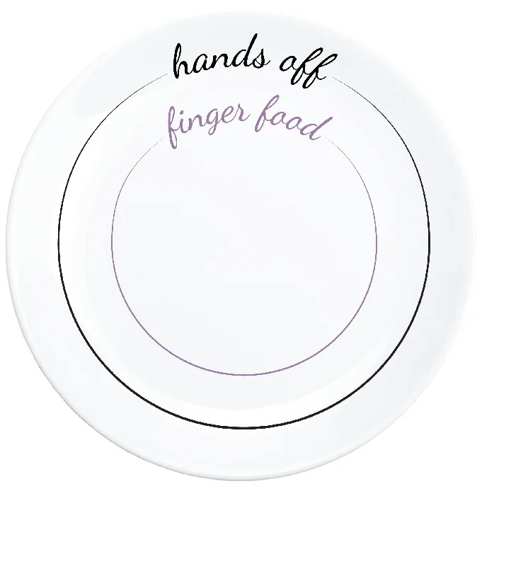 Portable picnic plate-Appetizer Plate | Finger Food / Hands Off