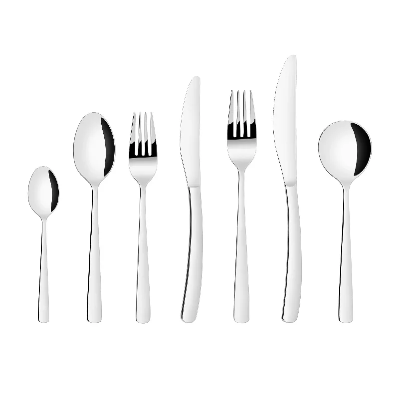 Sculpted handle teaspoon-Tramontina Orion Cutlery Set 56pc