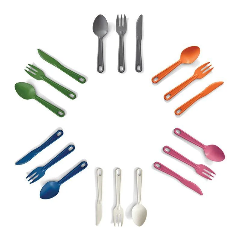 Festive holiday dinner plate-All Natural Cutlery Set