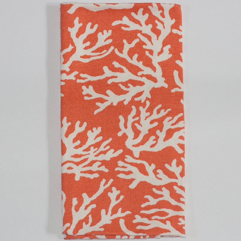 Ombre gradient serving tray-Coral Reef Napkin