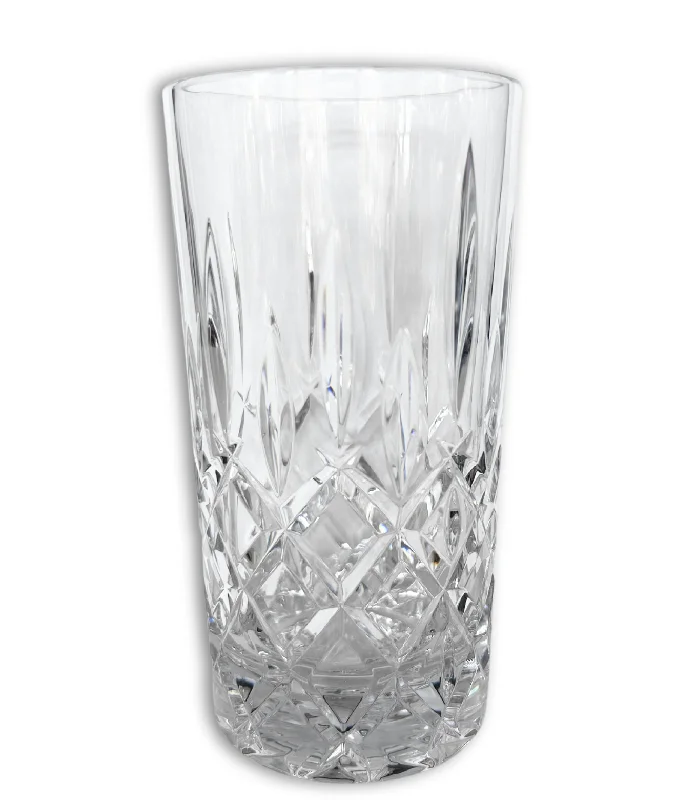 Iridescent glass drinking cup-Hyde Hi-Ball Glass 14oz