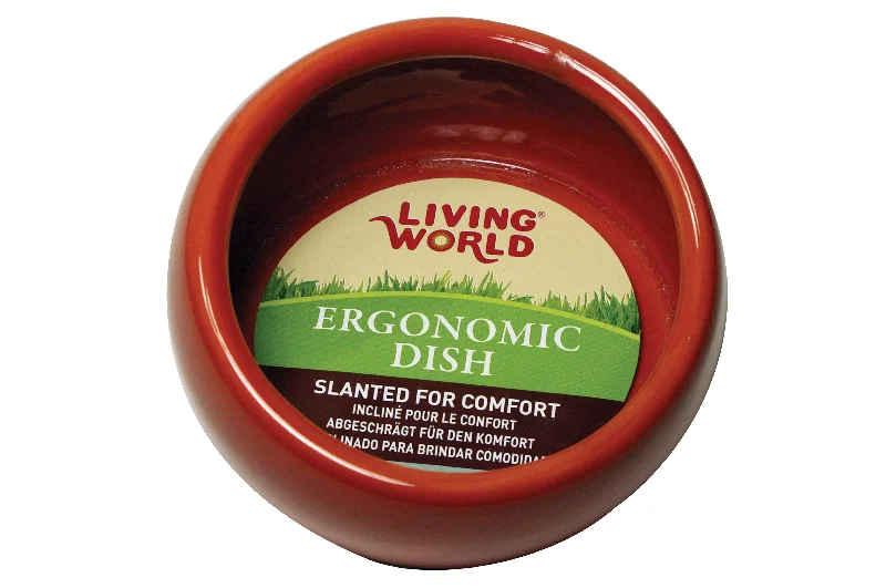 Lightweight camping spoon-Living World - Ceramic Pet Dish (Terracotta) (420ml)