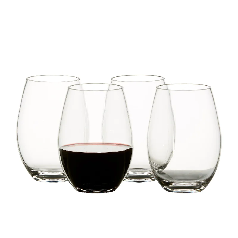 Speckled finish ceramic mug-Salisbury & Co Unbreakable Stemless Wine Glass 590ml Set of 4