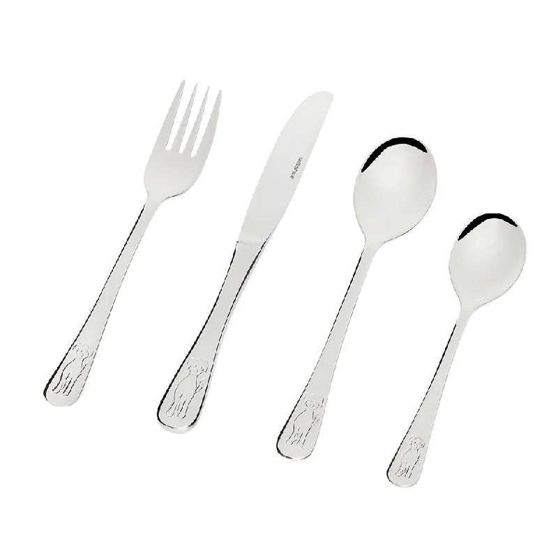 Kid's Cutlery Puppy 4 Piece Set