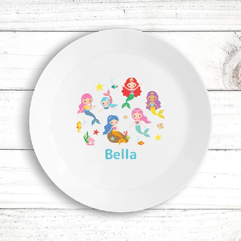 Elegant stemless carafe-Mermaid Kids' Plate