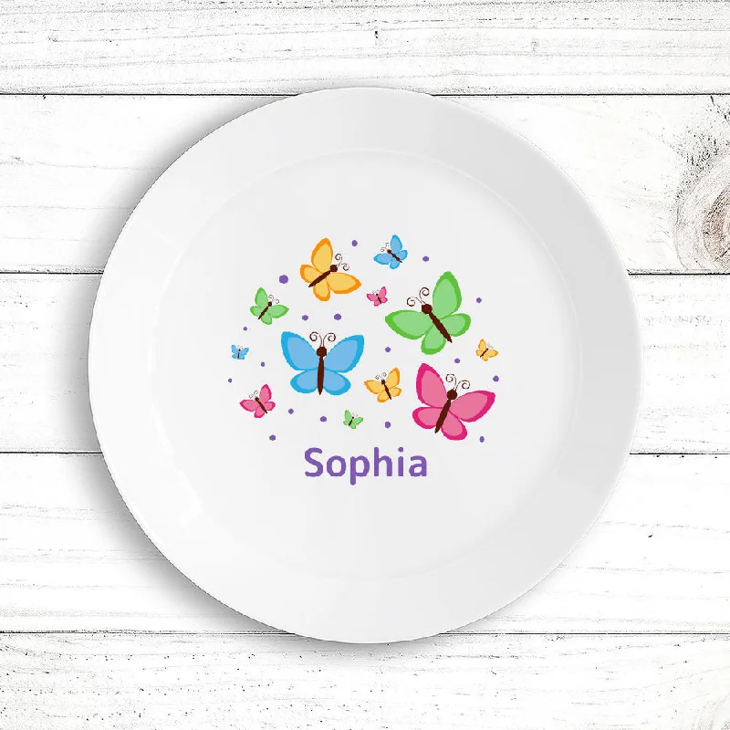 Eco-friendly wheat straw plate-Butterfly Kids' Plate