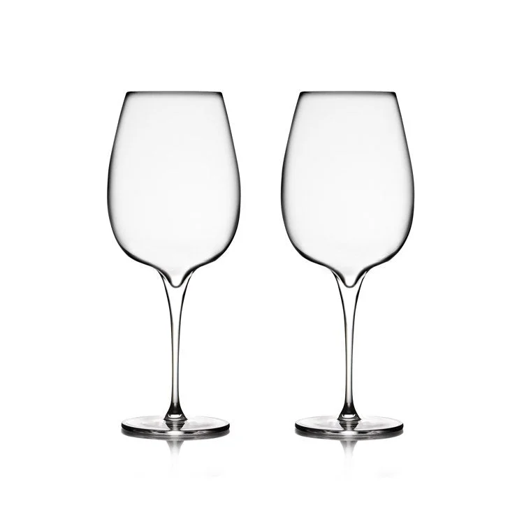 Ombre gradient tumbler-Vie Cabernet Wine Glasses Set of 2