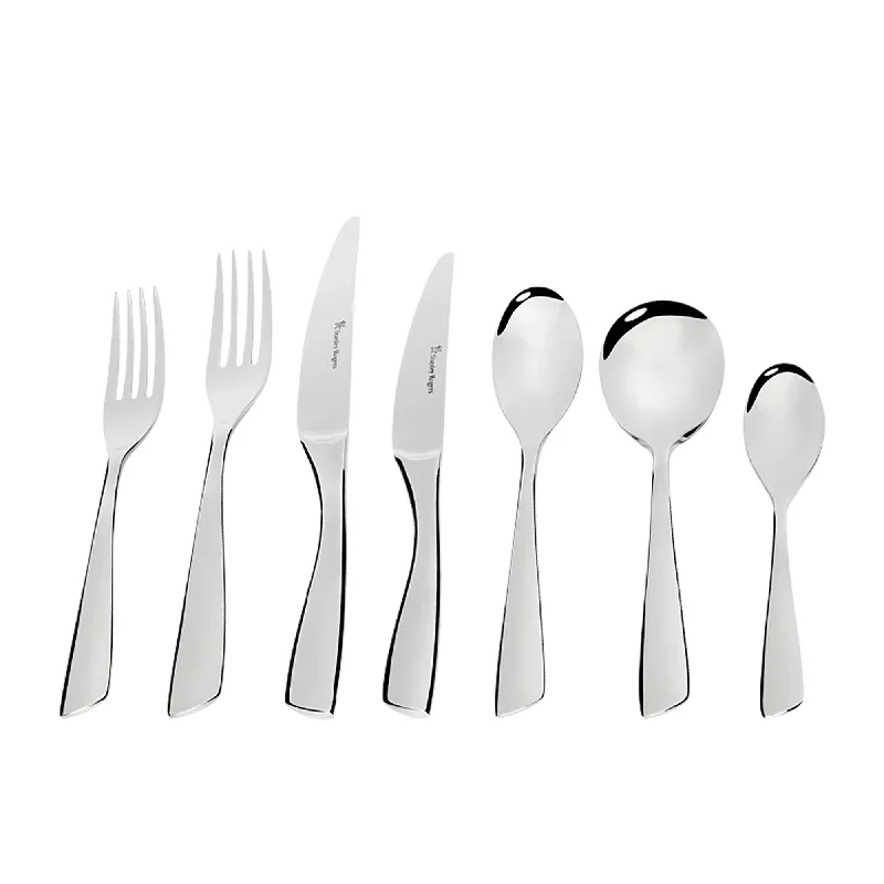 Modern geometric cutlery-Stanley Rogers Soho 56 Piece Cutlery Set