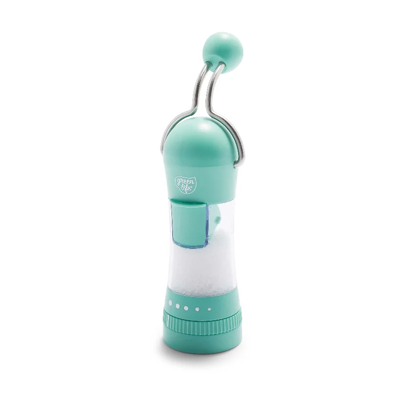 Rust-proof cutlery set-GreenLife Salt and Pepper Ratchet Mill | Turquoise