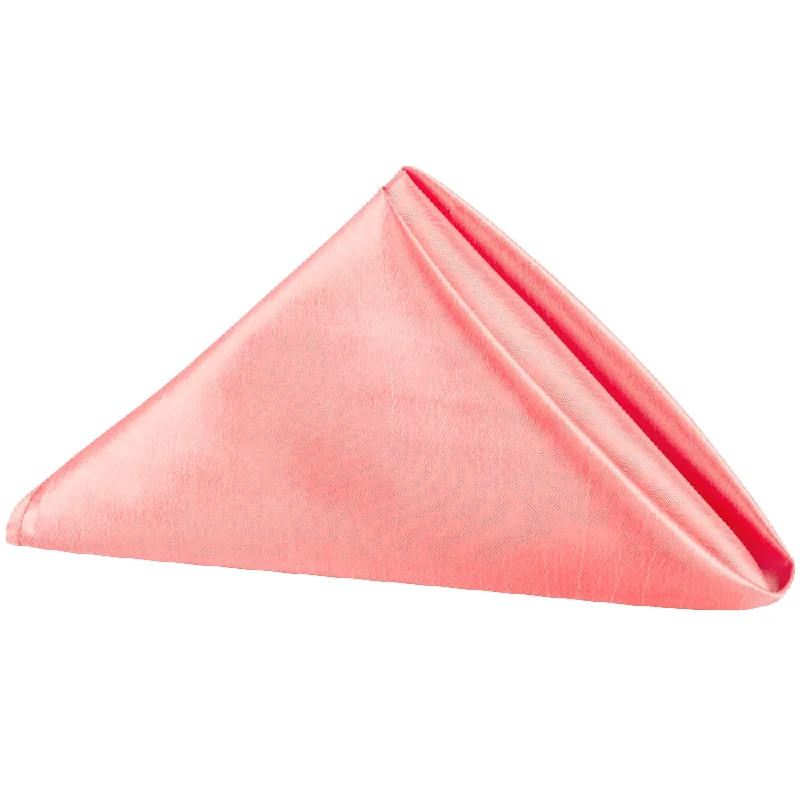 Textured grip soup spoon-Taffeta Napkin 20"x20" - Coral