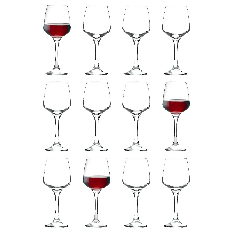 Crystal wine tasting cup-400ml Tallo Wine Glasses - Pack of 12 - By Argon Tableware