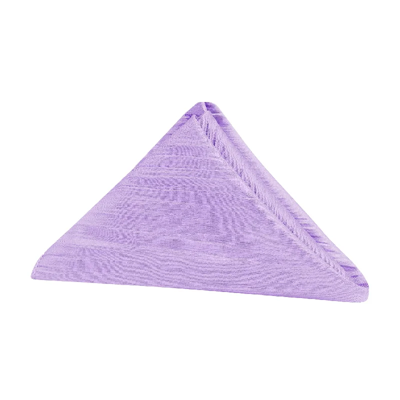 Eco-friendly wheat straw plate-Accordion Crinkle Taffeta Napkin 20"x20" - Victorian Lilac/Wisteria