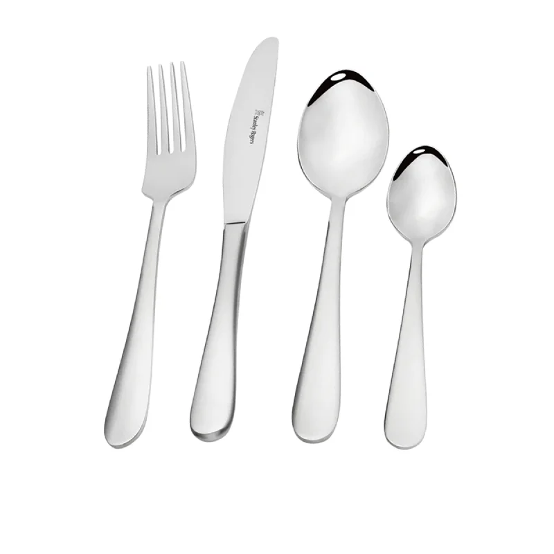 Anti-scratch ceramic plate-Stanley Rogers Hampton Stainless Steel 24 Piece Cutlery Set