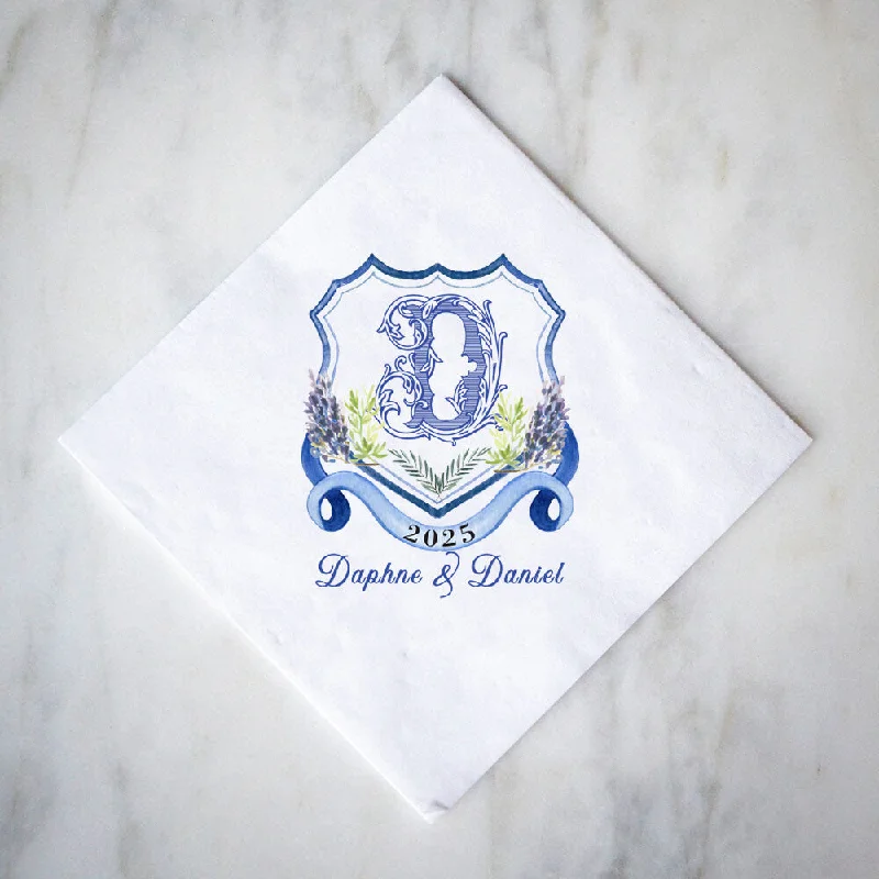 Shatterproof tritan bowl-Full Color Custom Crest Napkins