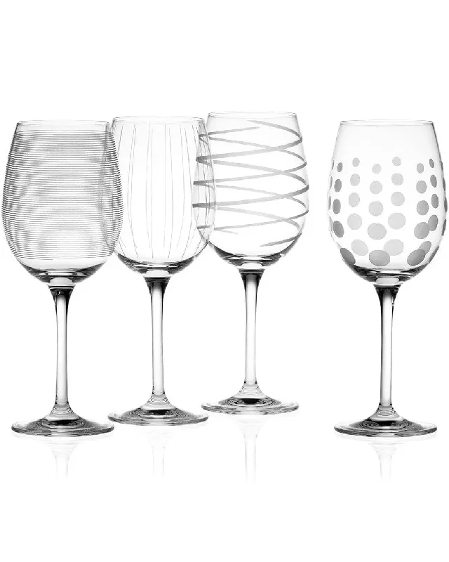 Durable melamine drinking cup-Mikasa Cheers Pack Of 4 Wine Glasses