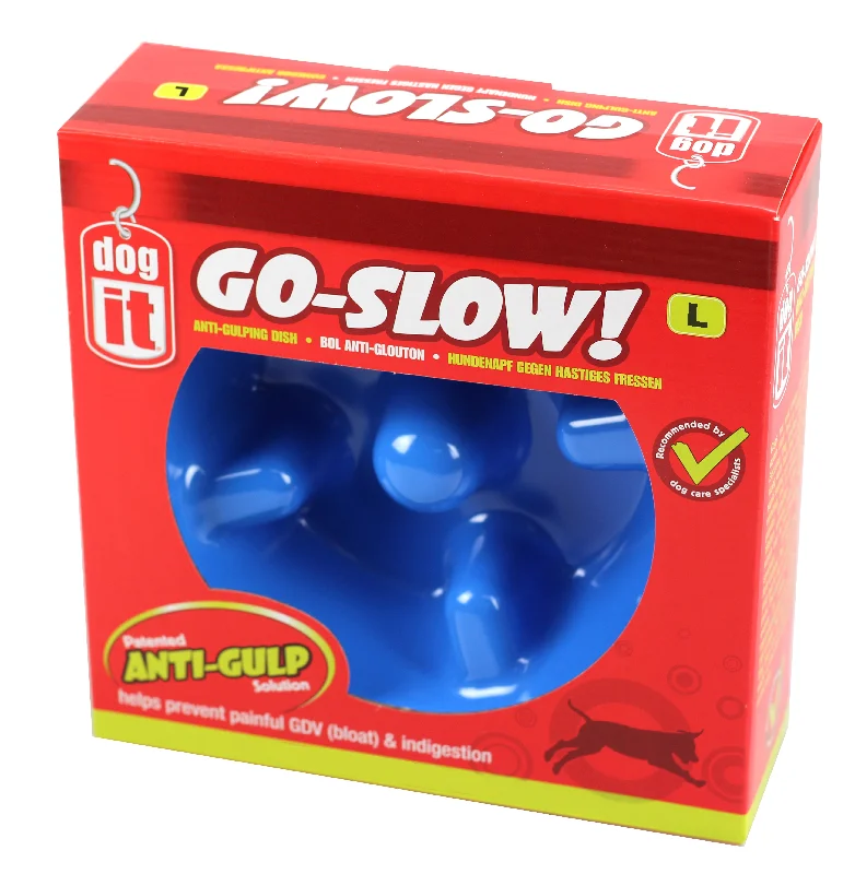 Unbreakable kids plate-Dogit - GO SLOW Bowl (1.2L)