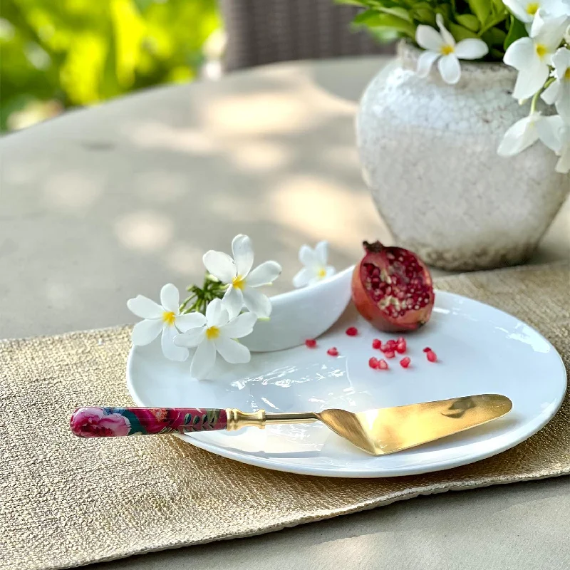 Plastic measuring spoon-Single Cake Server - Windsor Blooms