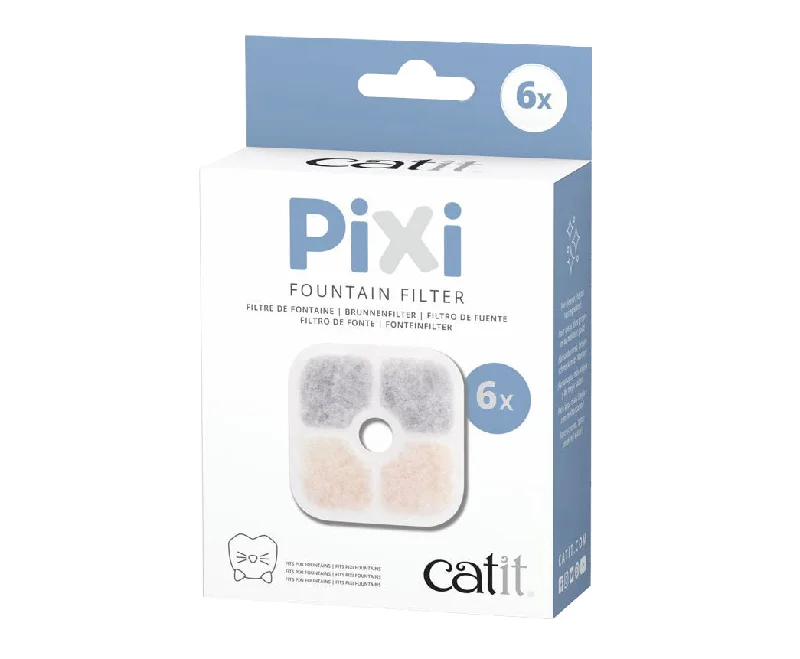 Dishwasher-safe dinner spoon-Catit - Pixi Cat Fountain Filter Cartridge (6pk)