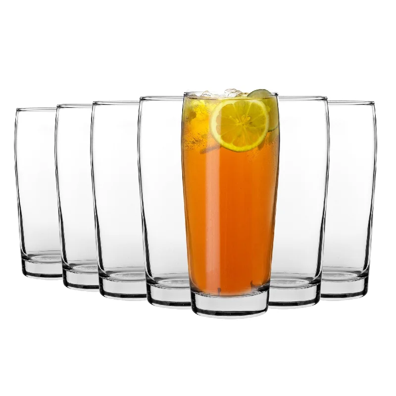 Floral etched glass cup-370ml Bardi Willi Becher Beer Glasses - By Lav