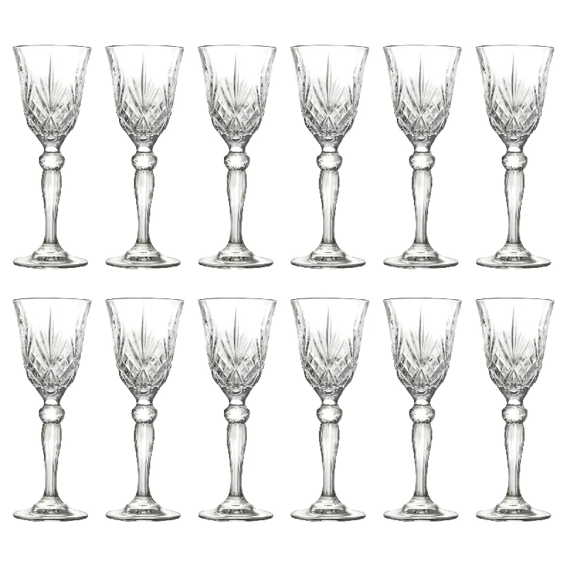 Anti-scald ceramic mug-50ml Melodia Liqueur Glasses - Pack of 12 - By RCR Crystal