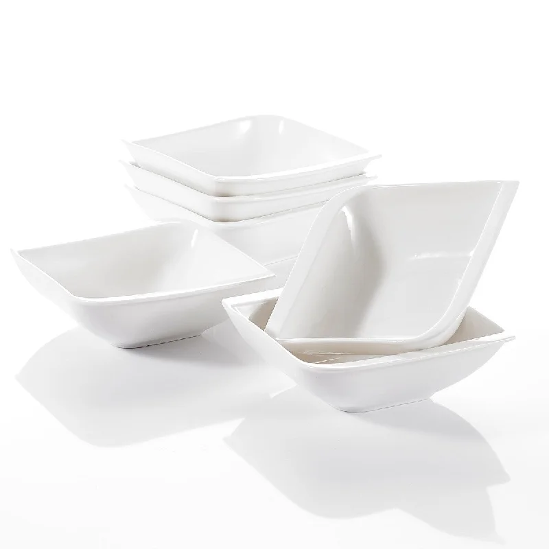 Anti-scratch ceramic plate-vancasso, Series Gitana, 6-Piece Porcelain Cereal Bowl Set