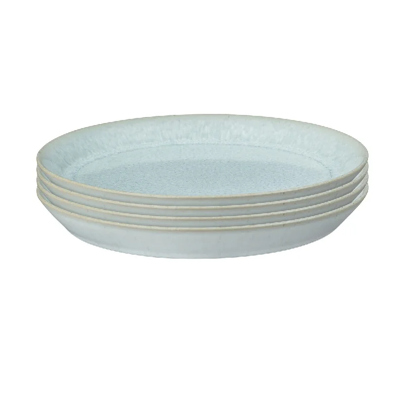 Glass dessert platter-Denby Kiln Plates Green Medium 21.5cm (Set of 4)