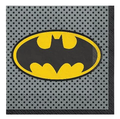 Non-slip silicone placemat-Batman Lunch Napkins | 16ct