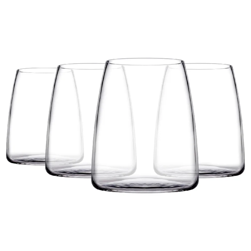 Heat-proof glass latte cup-495ml Pinot Stemless Wine Glasses - Pack of Four - By Pasabahce