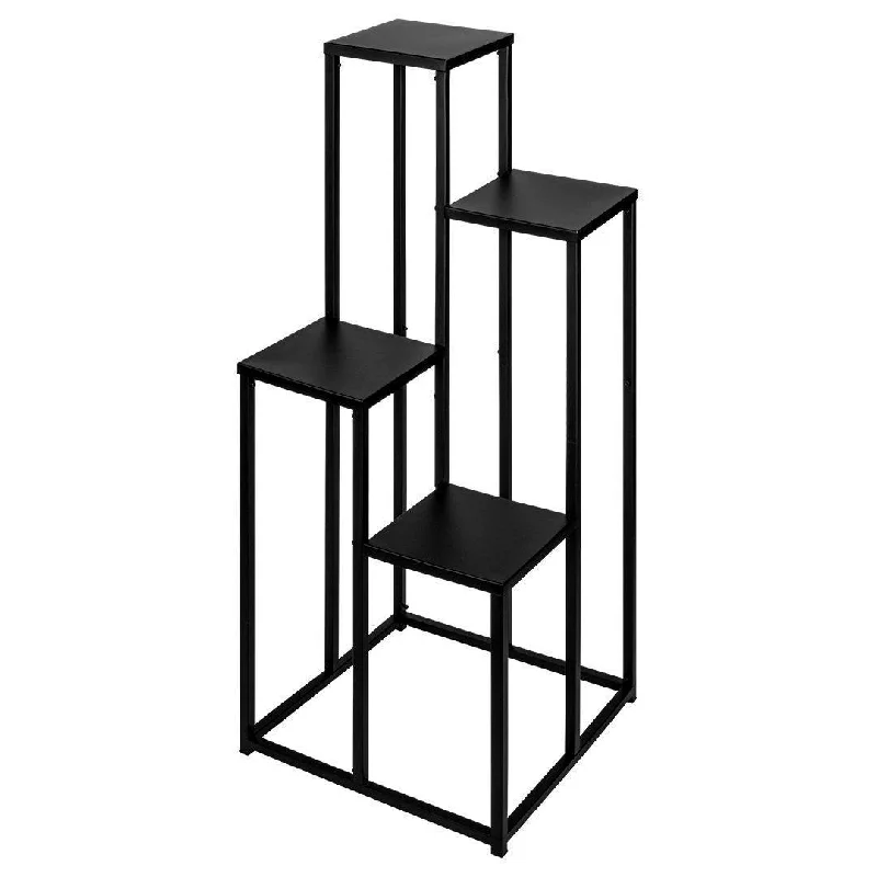 Retro geometric wall clock-4-Level Modern Planter Stand, Set of 1