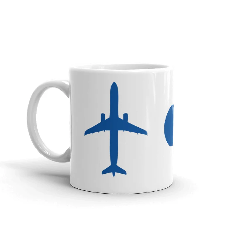 Wide base stability cup-Airline Videos PLANE - SPOT - ER mug