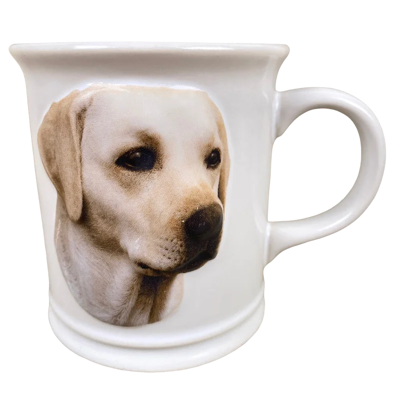 Compact shot glass cup-Best Friend Originals Yellow Lab Embossed Mug Xpres