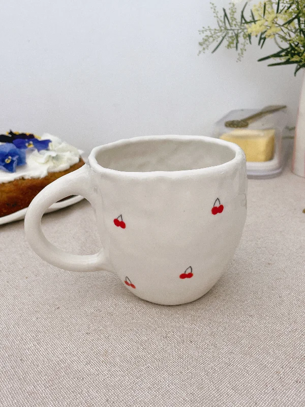 Rust-proof metal water cup-Cherry girl mug