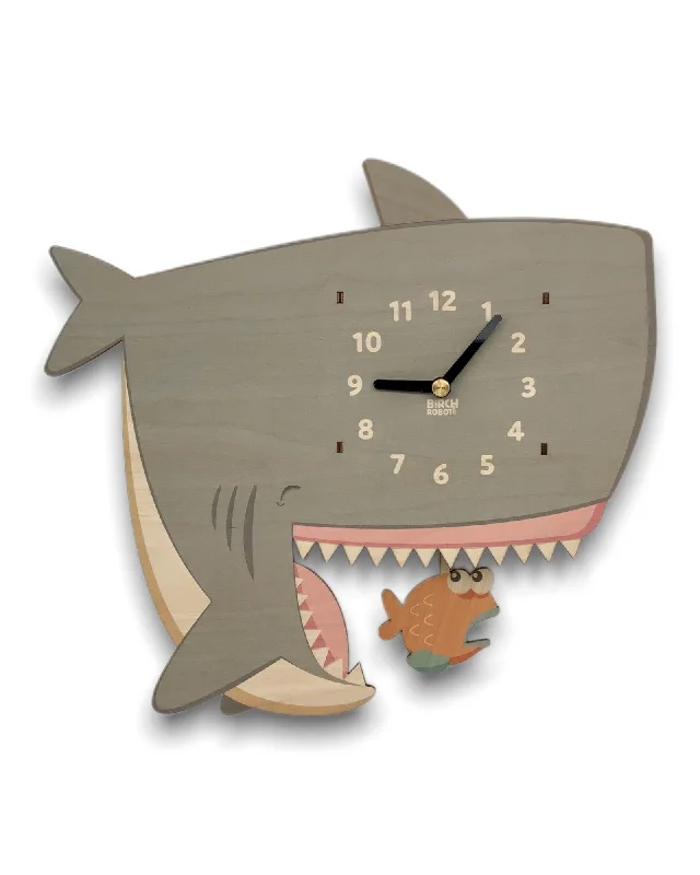 Marble effect coasters set-Crush the Shark Pendulum Clock