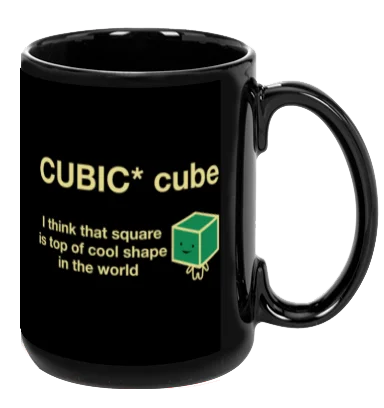 Travel thermos coffee cup-Cubic Cube - Mug