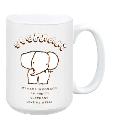 Bright neon party cup-Don Don the Elephant - Mug