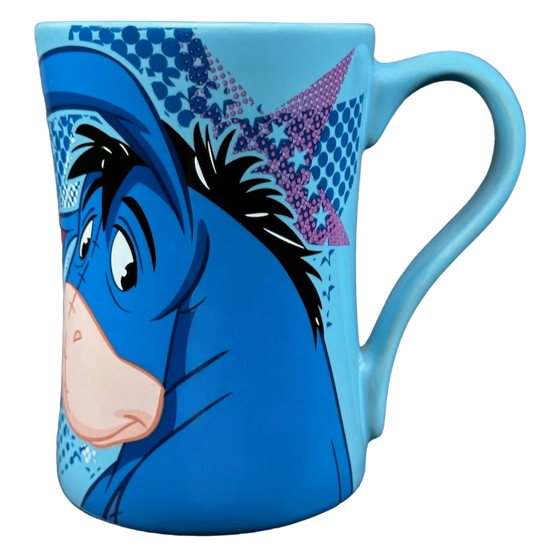 Handmade stoneware mug-Eeyore Glum & Blue Mug Disney Store