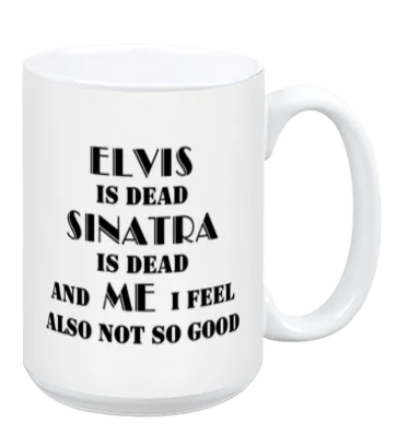 Insulated latte coffee cup-Elvis Sinatra Mug